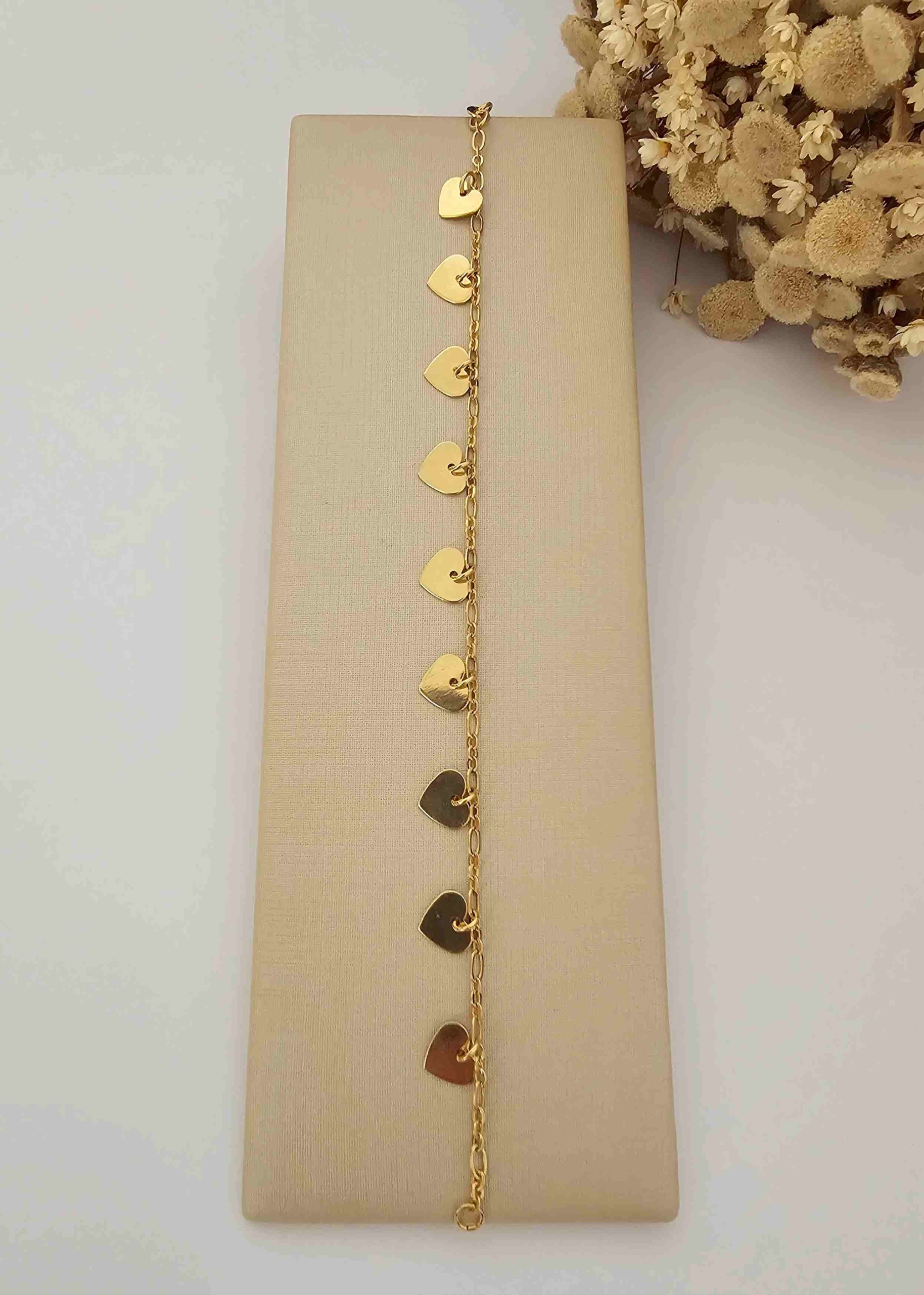 PULSEIRA CORAÇÕES PENDURADOS